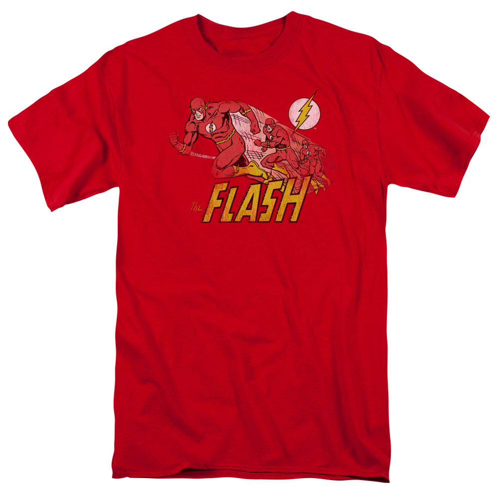 DC Comics Flash Crimson Comet Mens T Shirt Red