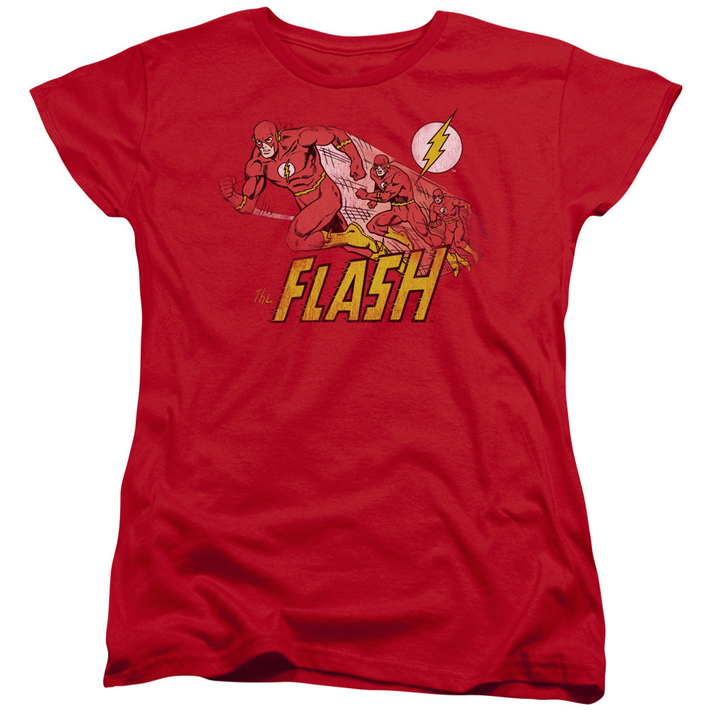 DC Comics Flash Crimson Comet Womens T Shirt Red