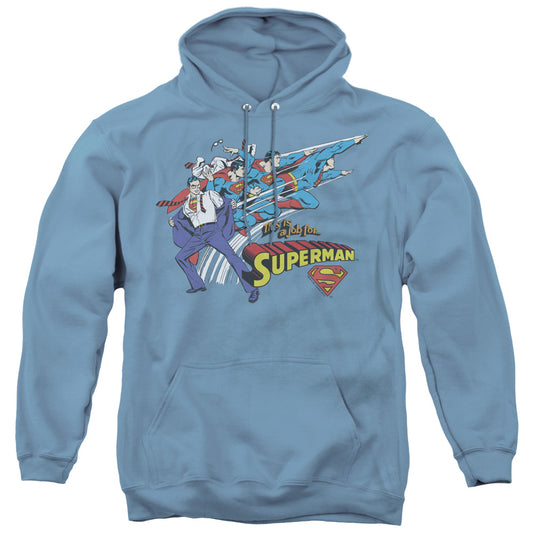 DC Comics Quick Change Mens Hoodie Carolina Blue