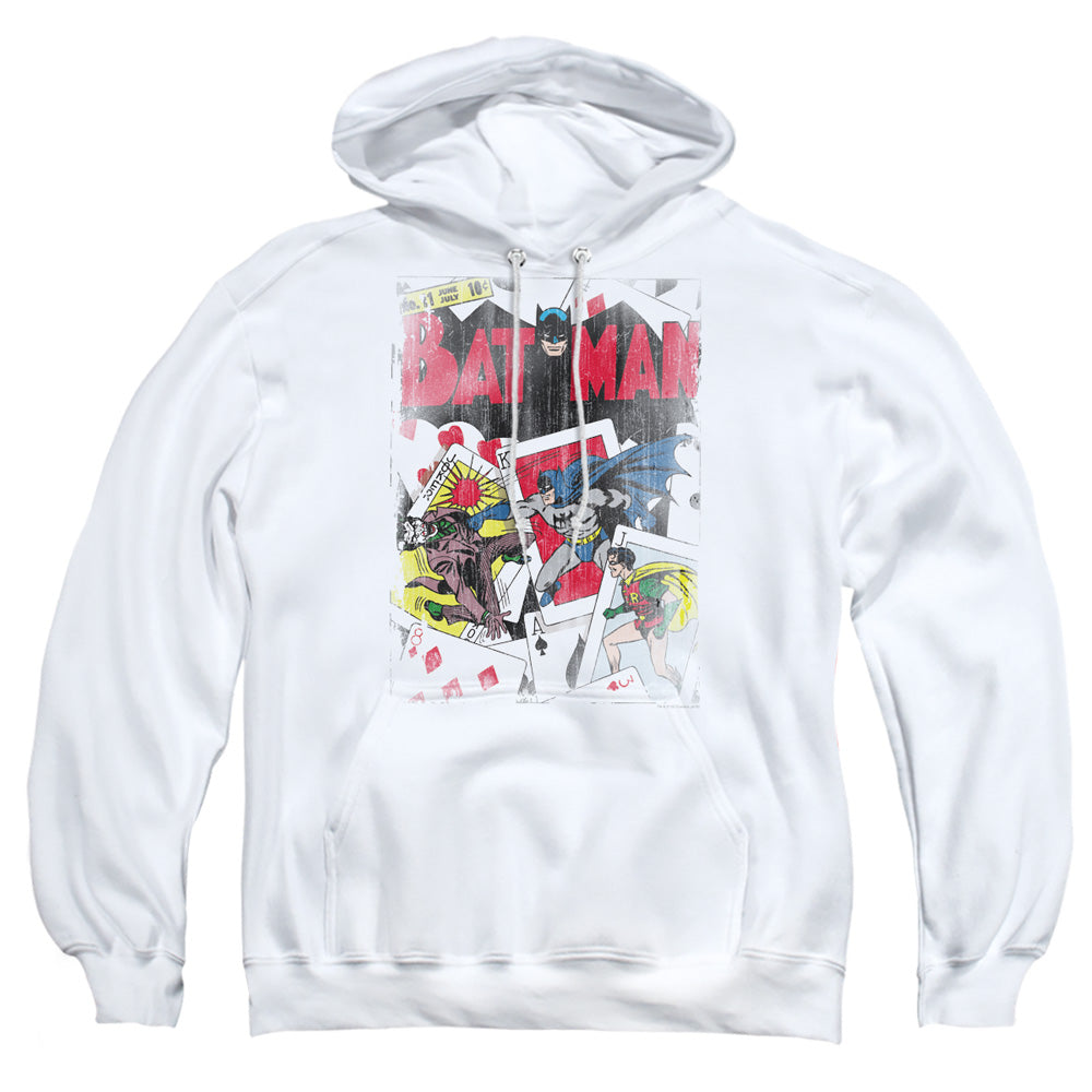 Dc Number 11 Distressed Mens Hoodie White Officially Licensed