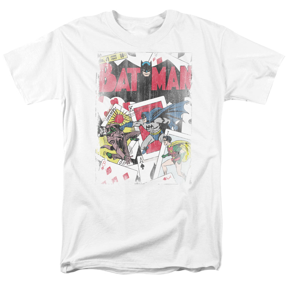 DC Comics Number 11 Distressed Mens T Shirt White