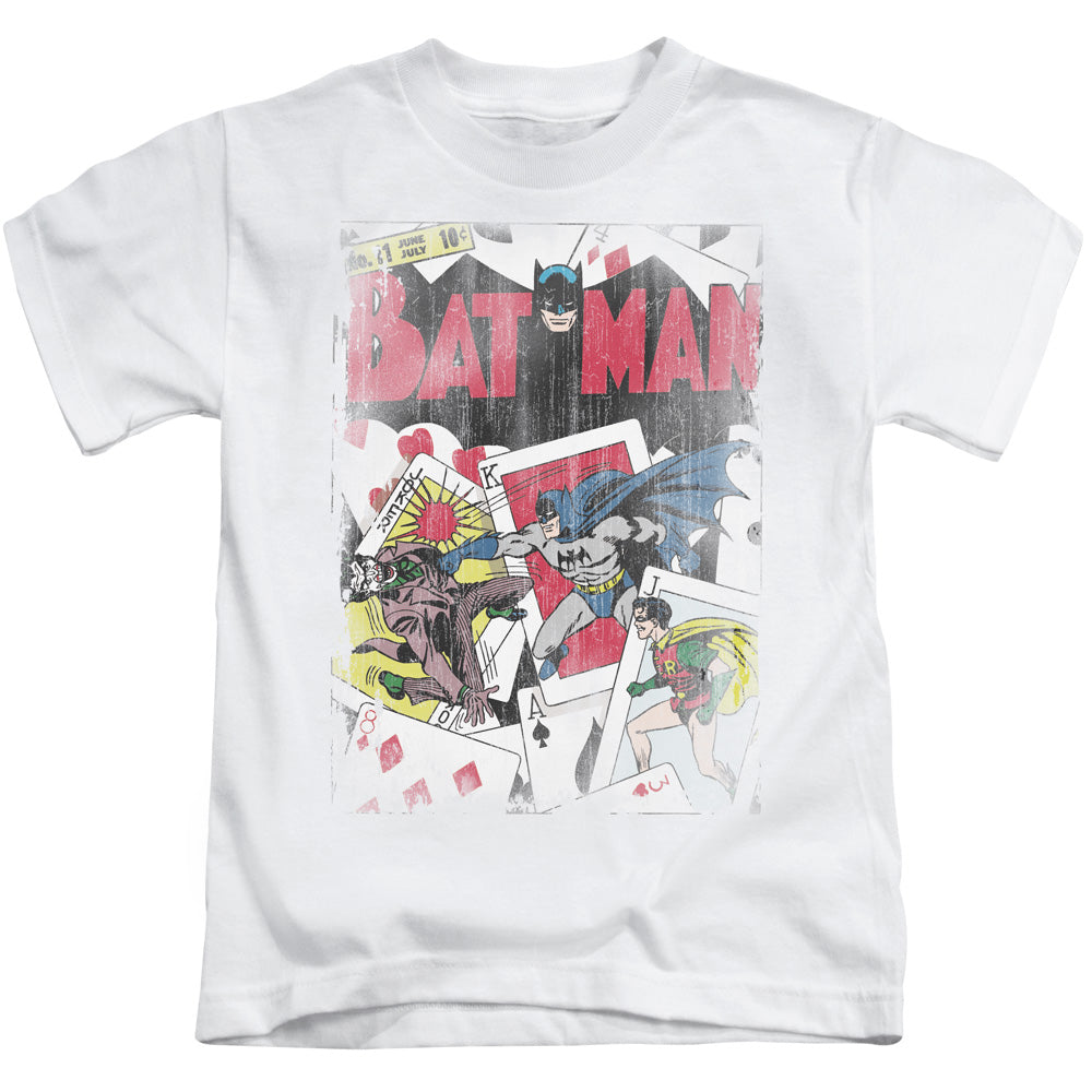 DC Comics Number 11 Distressed Juvenile Kids Youth T Shirt White 