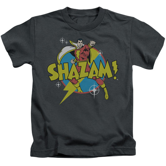 DC Comics Power Bolt Juvenile Kids Youth T Shirt Charcoal 