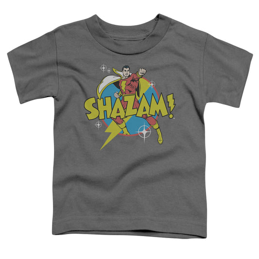 DC Comics Power Bolt Toddler Kids Youth T Shirt Charcoal