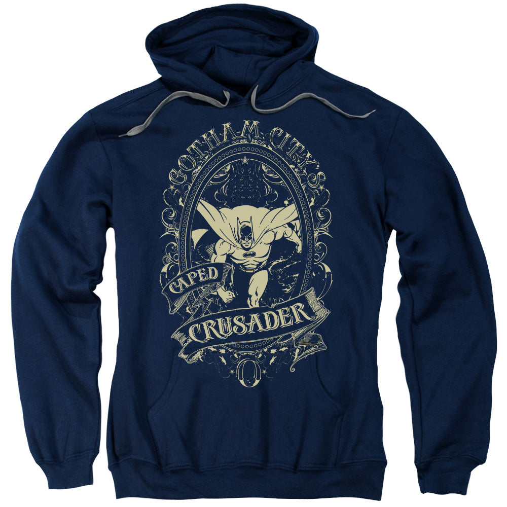 DC Comics Gotham Crusader Mens Hoodie Navy Blue