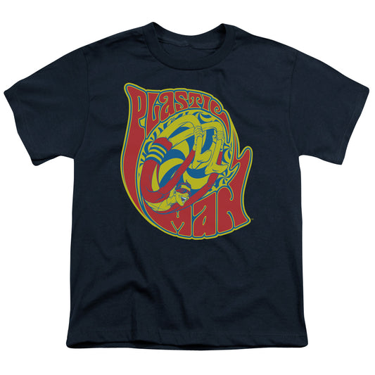 DC Comics How I Roll Kids Youth T Shirt Navy Blue