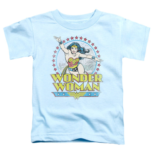 DC Comics Star of Paradise Island Toddler Kids Youth T Shirt Light Blue