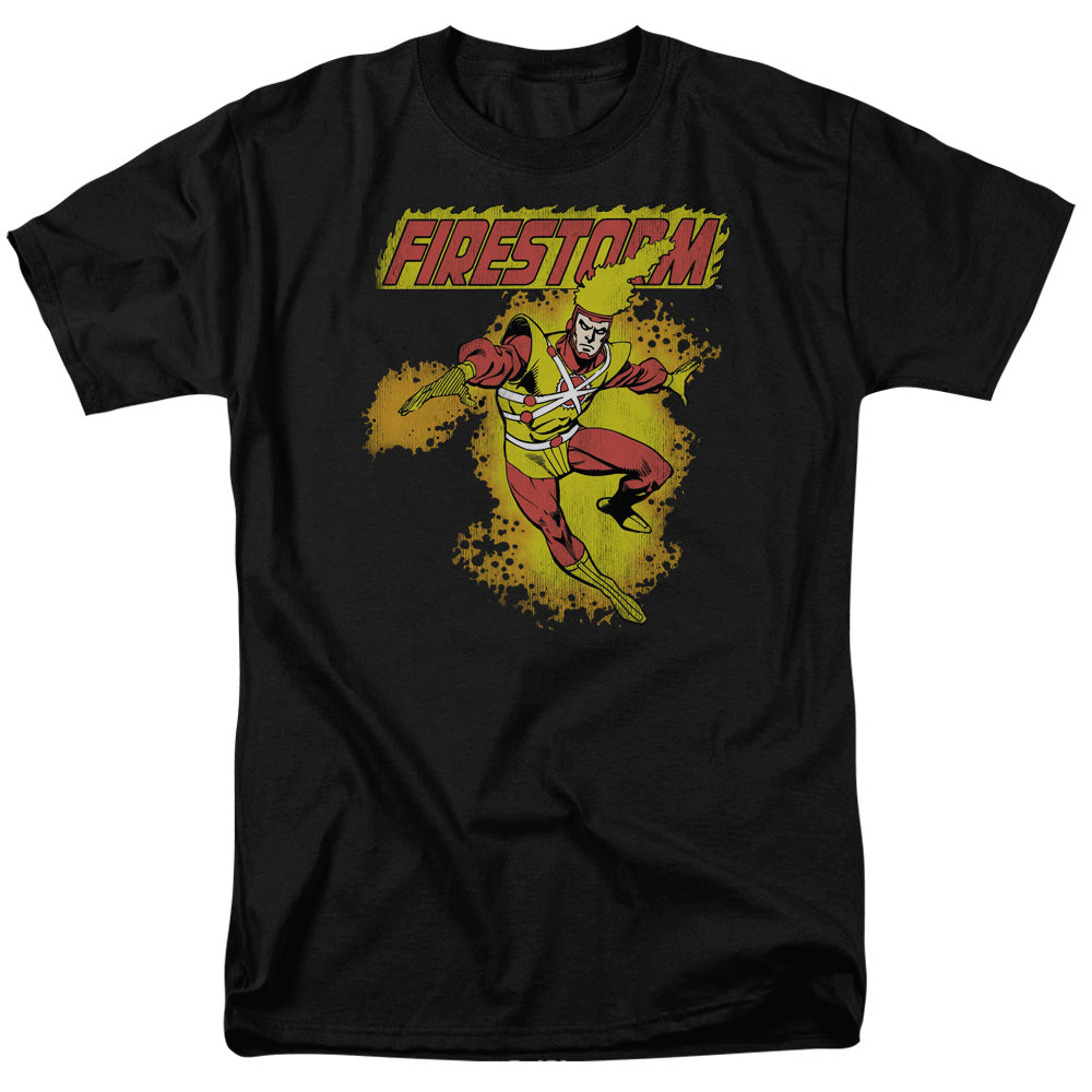 DC Comics Firestorm Mens T Shirt Black