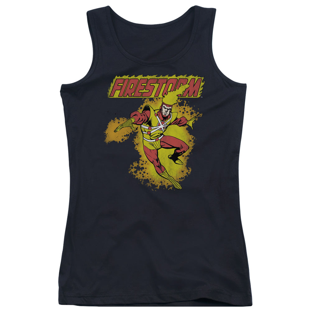 DC Comics Firestorm Womens Tank Top Shirt Black