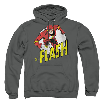 Dc Flash Run Flash Run Mens Hoodie Charcoal