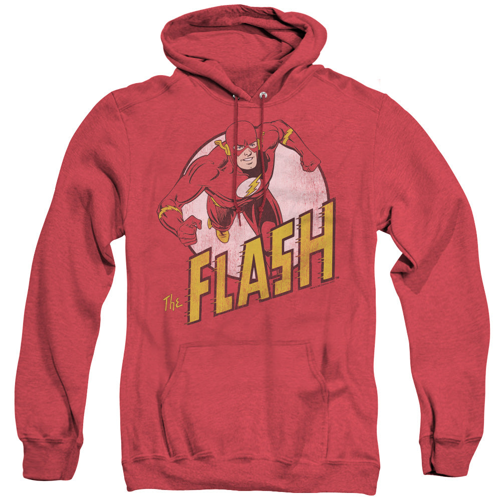 DC Comics Flash the Flash Heather Mens Hoodie Red