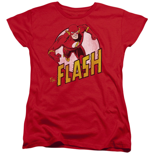 DC Comics Flash the Flash Womens T Shirt Red