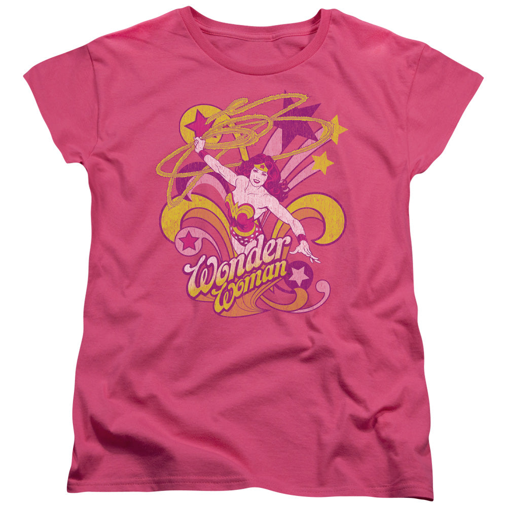 DC Comics Save Me Womens T Shirt Hot Pink