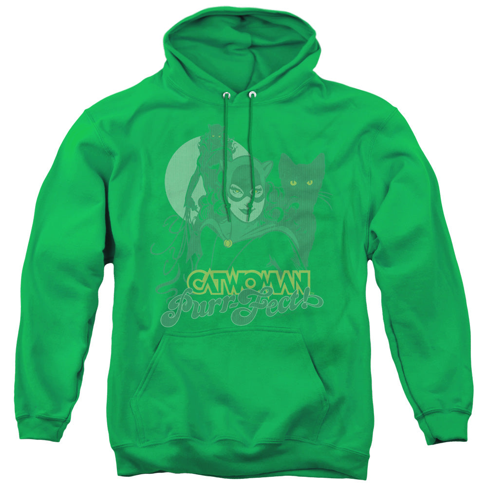 DC Comics Perrfect! Mens Hoodie Kelly Green
