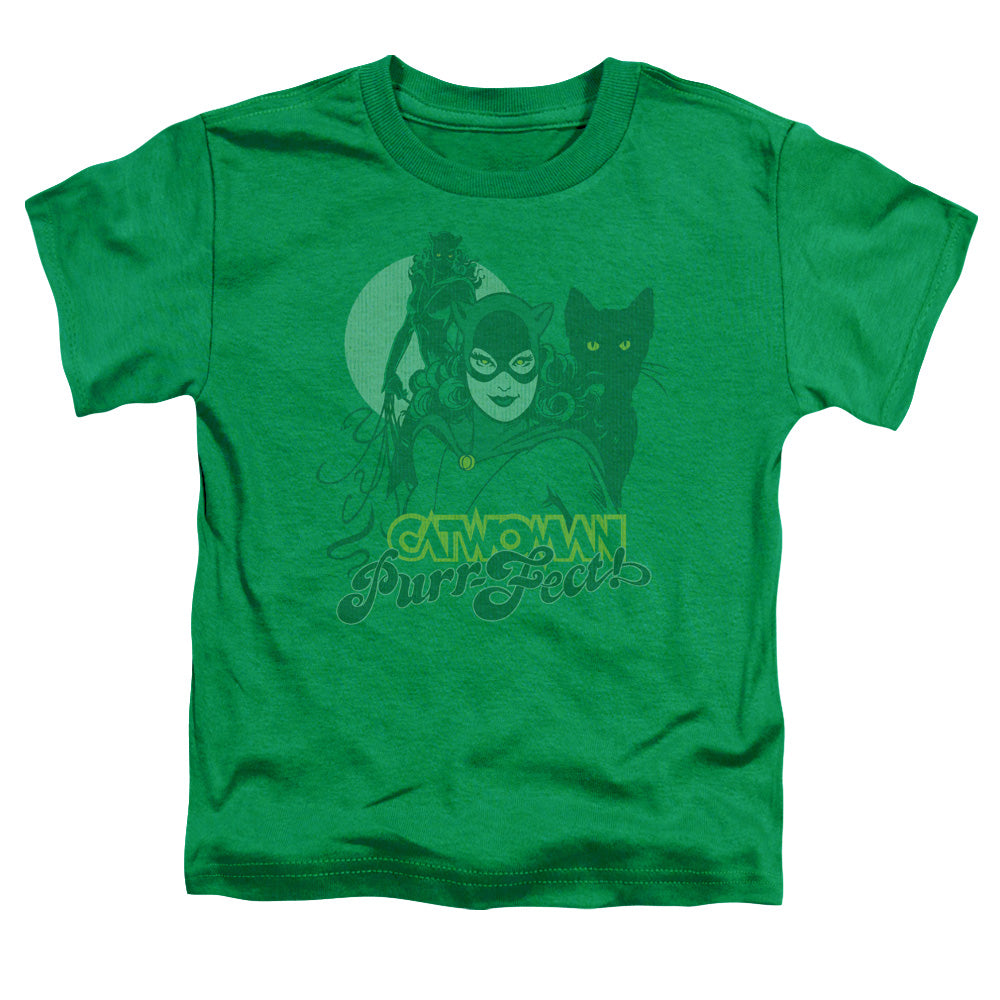 DC Comics Perrfect! Toddler Kids Youth T Shirt Kelly Green