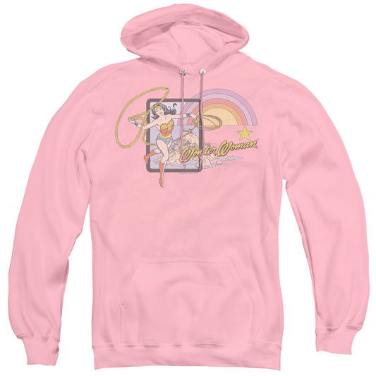DC Comics Island Princess Mens Hoodie Pink