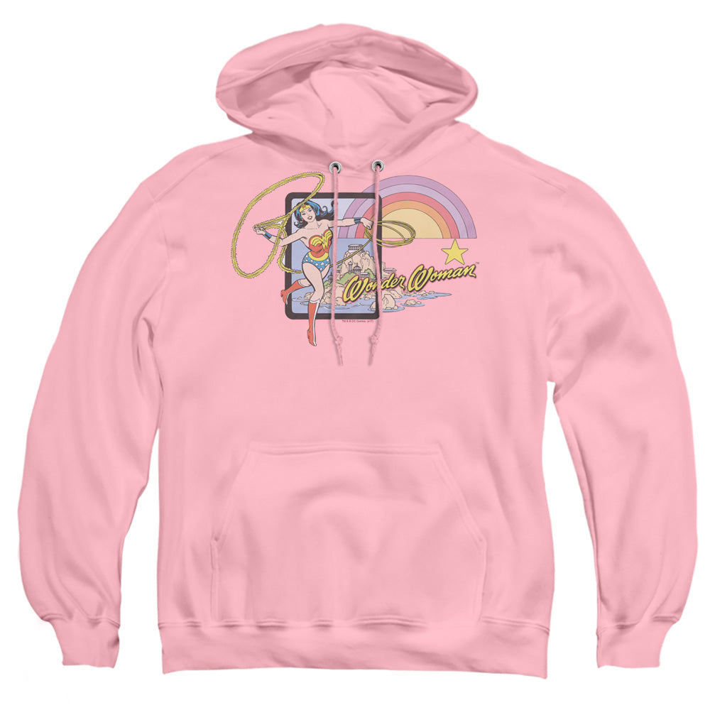 Dc Island Princess Mens Hoodie Pink Officially Licensed