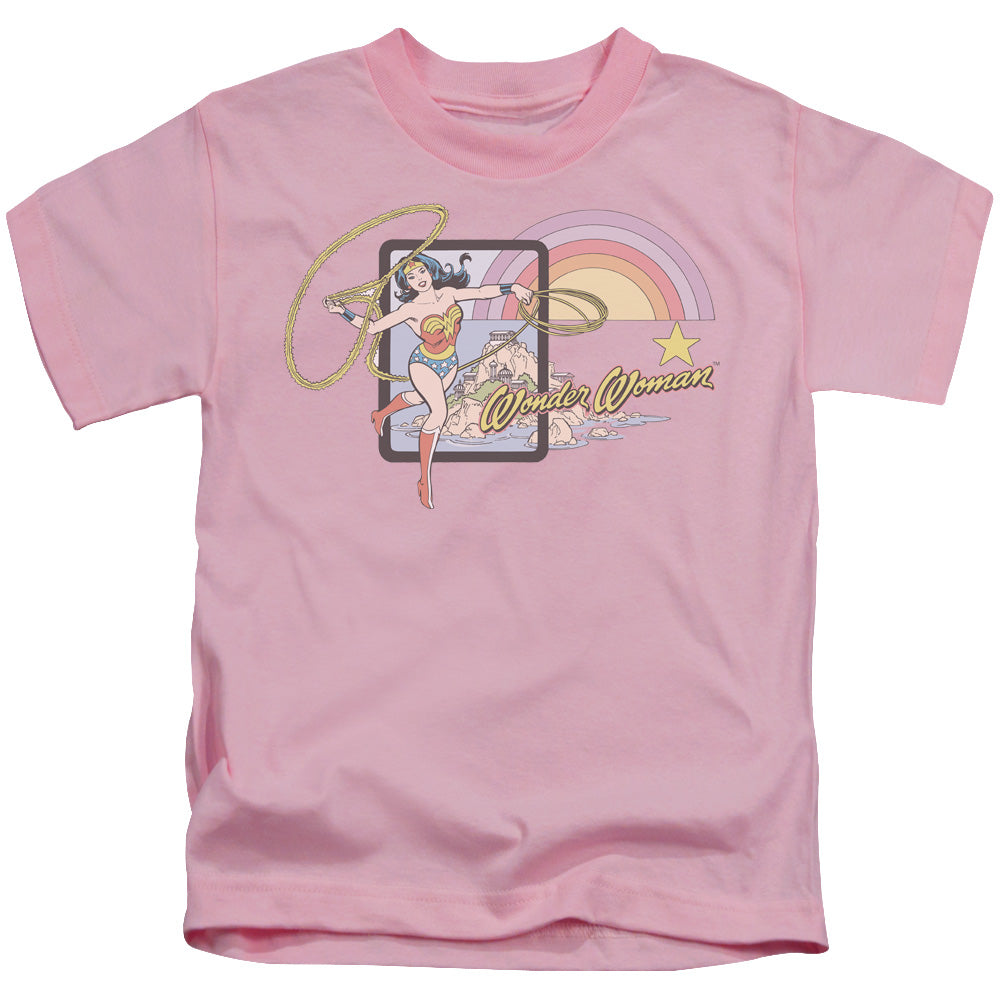 DC Comics Island Princess Juvenile Kids Youth T Shirt Pink 