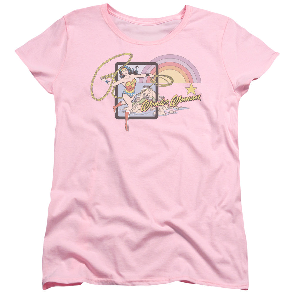DC Comics Island Princess Womens T Shirt Pink