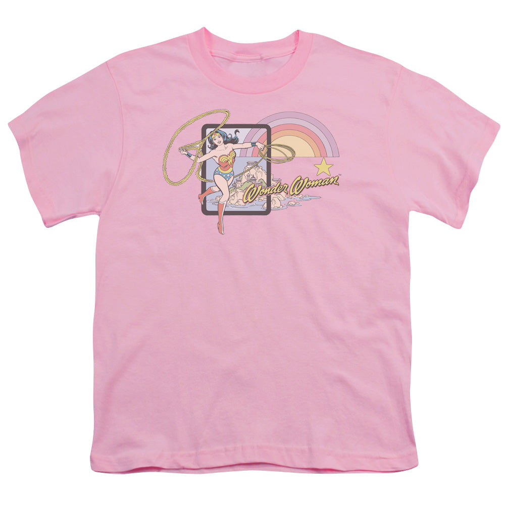 DC Comics Island Princess Kids Youth T Shirt Pink