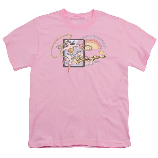 DC Comics Island Princess Kids Youth T Shirt Pink
