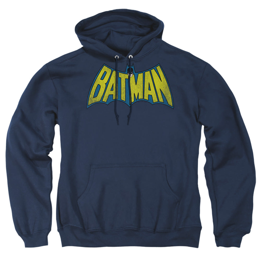 Dc Classic Batman Logo Mens Hoodie Navy Officially Licensed