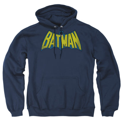 Dc Classic Batman Logo Mens Hoodie Navy Officially Licensed