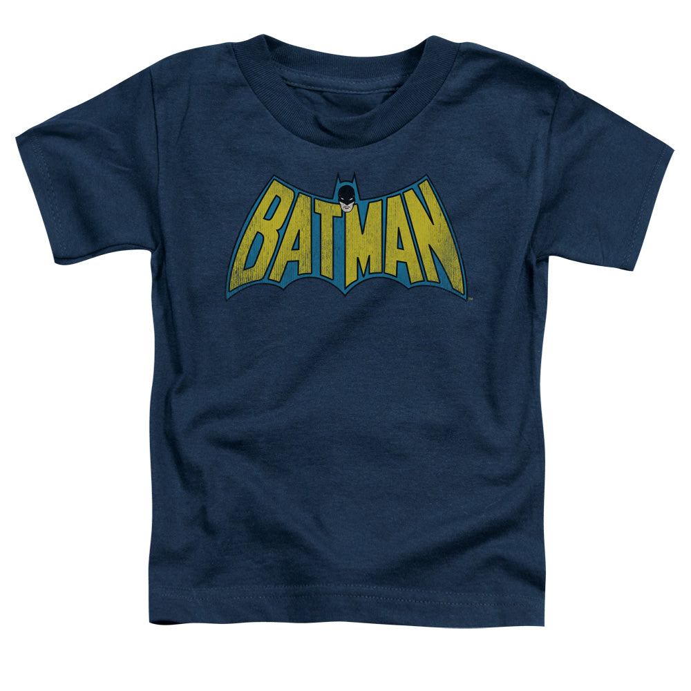 DC Comics Classic Batman Logo Toddler Kids Youth T Shirt Navy Blue