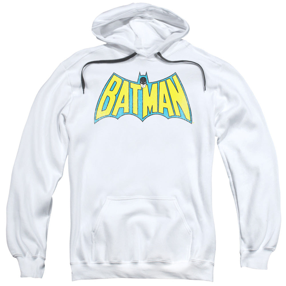 DC Comics Classic Batman Logo Mens Hoodie White