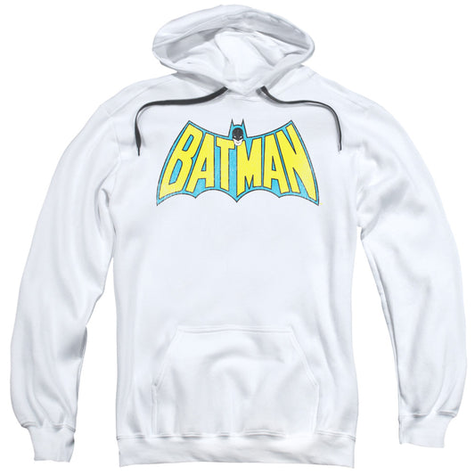DC Comics Classic Batman Logo Mens Hoodie White
