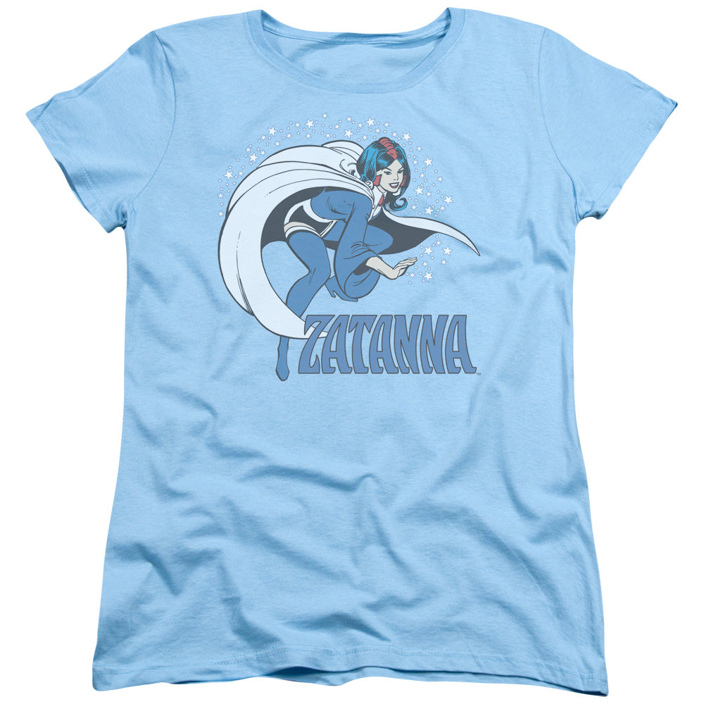 DC Comics Zatanna Womens T Shirt Light Blue