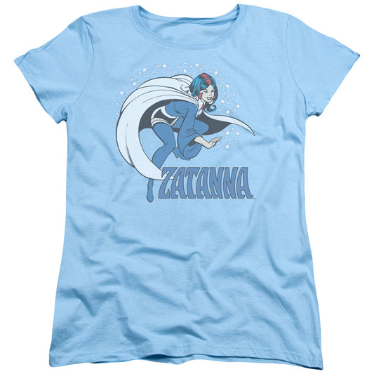 DC Comics Zatanna Womens T Shirt Light Blue