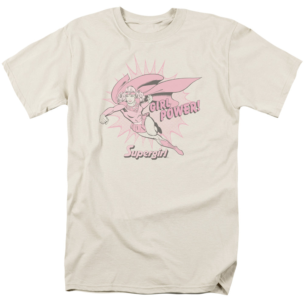 DC Comics Girl Power Mens T Shirt Cream