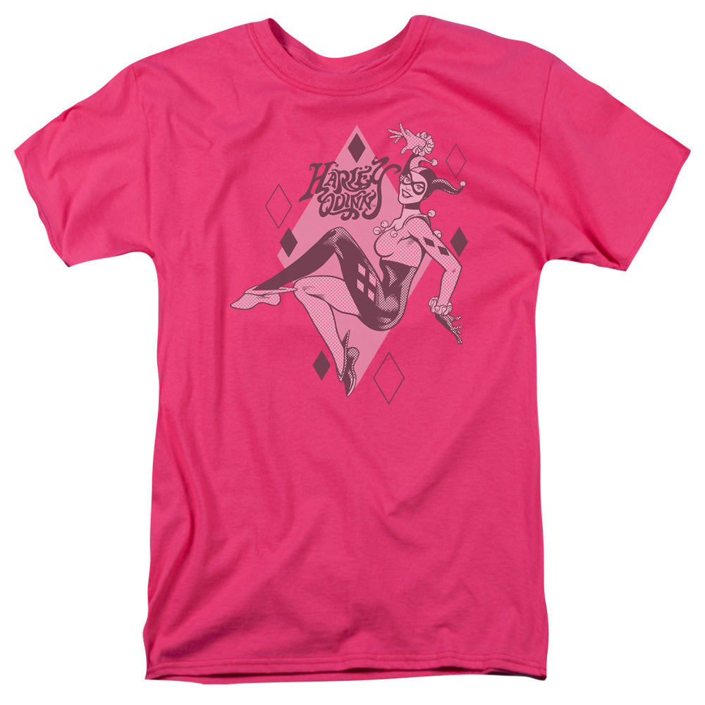 DC Comics Harley Quinn Mens T Shirt Hot Pink