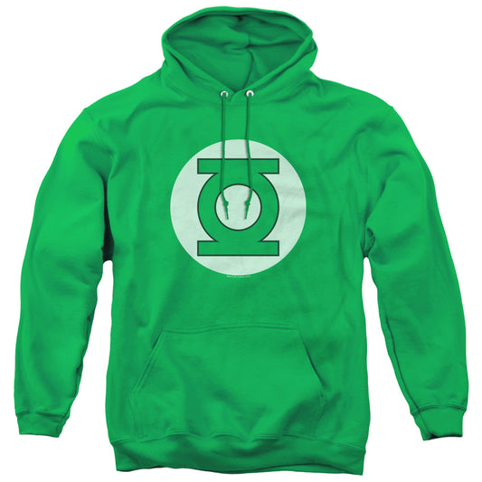 DC Comics Green Lantern Logo Mens Hoodie Kelly Green