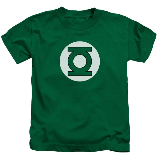DC Comics Green Lantern Logo Juvenile Kids Youth T Shirt Kelly Green 