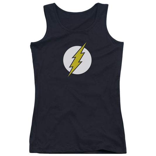 DC Comics Flash Flash Logo Womens Tank Top Shirt Black