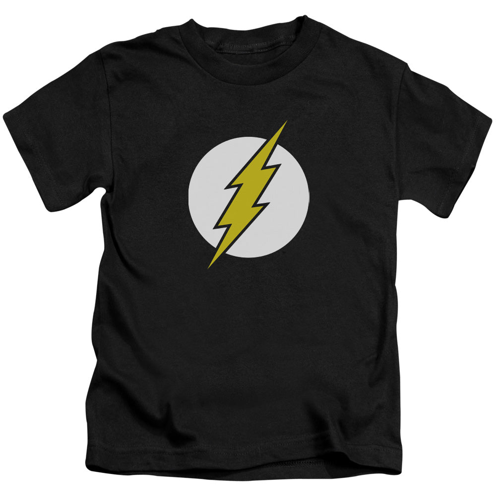 DC Comics Flash Flash Logo Juvenile Kids Youth T Shirt Black 