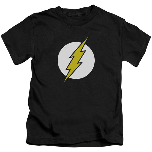 DC Comics Flash Flash Logo Juvenile Kids Youth T Shirt Black 