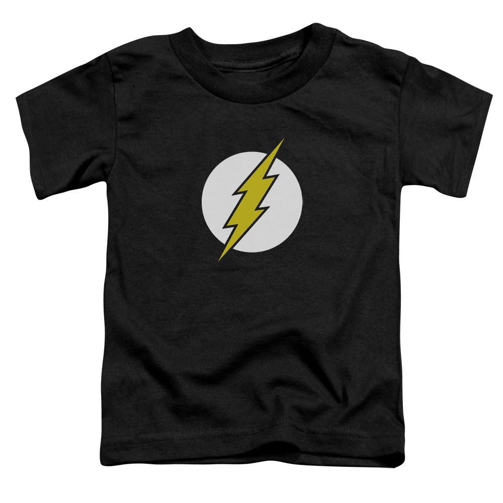 DC Comics Flash Flash Logo Toddler Kids Youth T Shirt Black