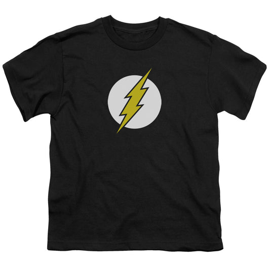 DC Comics Flash Flash Logo Kids Youth T Shirt Black