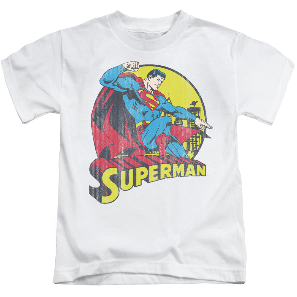 DC Comics Big Blue Juvenile Kids Youth T Shirt White 