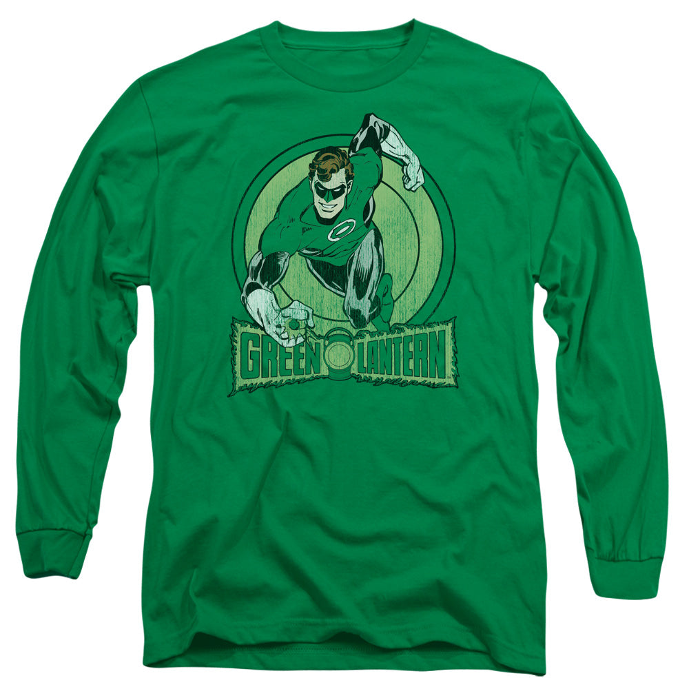 DC Comics Green Lantern Mens Long Sleeve Shirt Kelly Green