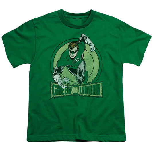 DC Comics Green Lantern Kids Youth T Shirt Kelly Green