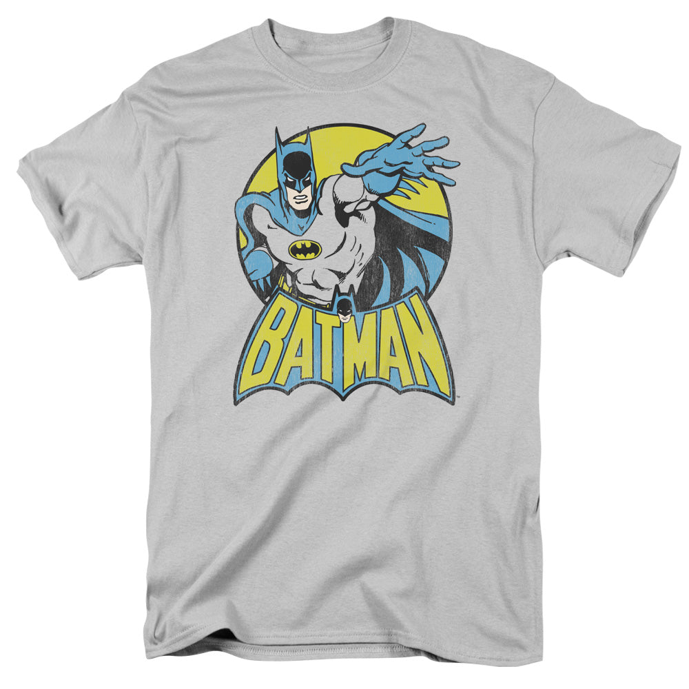 DC Comics Batman Mens T Shirt Silver