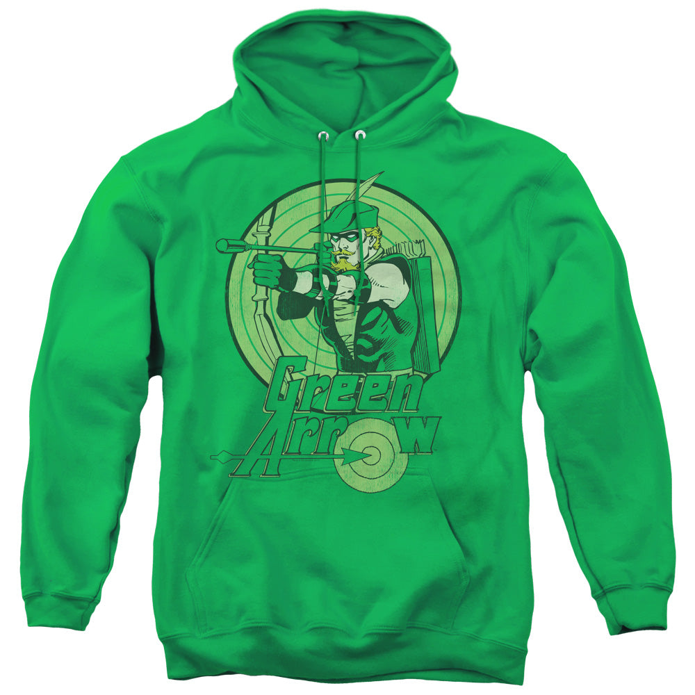 DC Comics Green Arrow Mens Hoodie Kelly Green