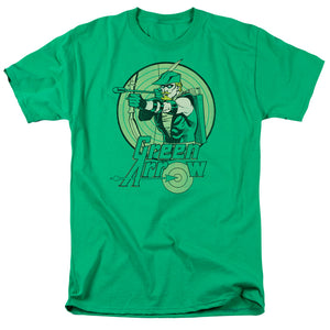 DC Comics Green Arrow Mens T Shirt Kelly Green
