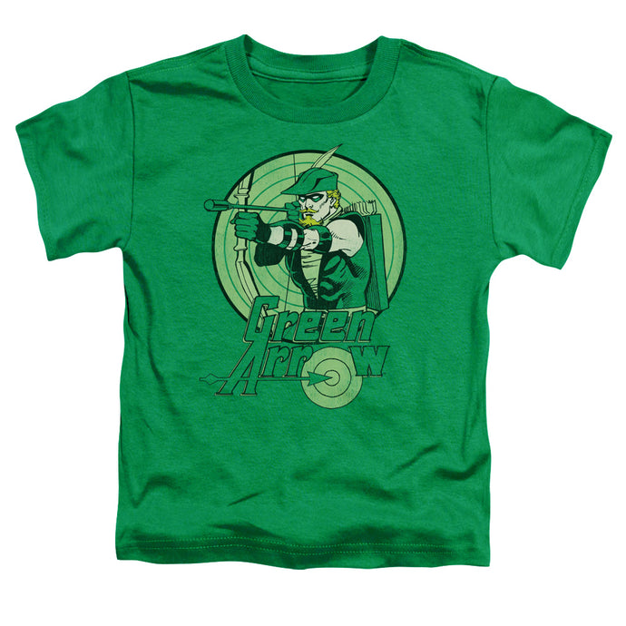 DC Comics Green Arrow Toddler Kids Youth T Shirt Kelly Green