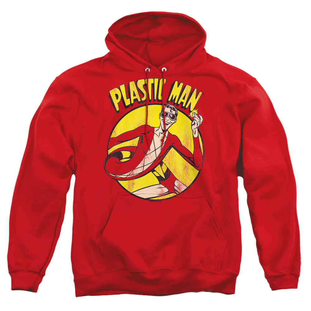 Dc Plastic Man Mens Hoodie Red Officially Licensed