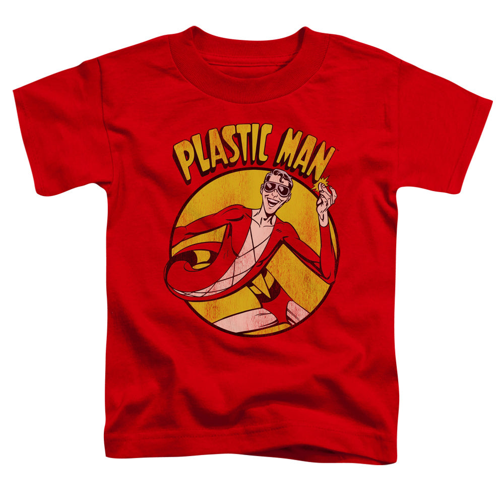 DC Comics Plastic Man Toddler Kids Youth T Shirt Red